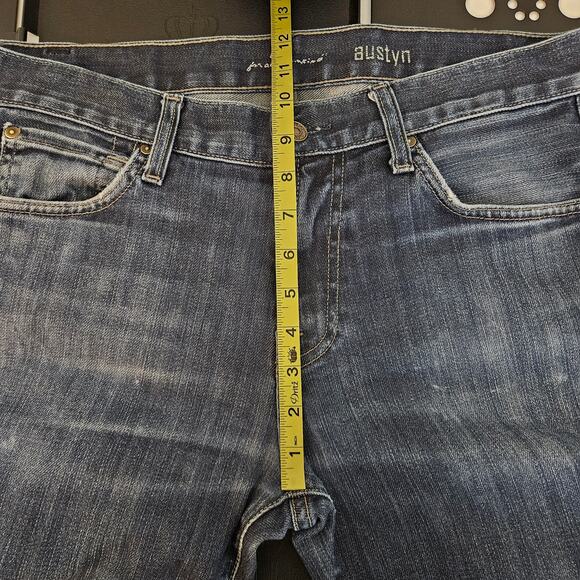 7 For All Mankind Austyn Blue Denim Jeans | Men's 32 - Picture 9 of 15